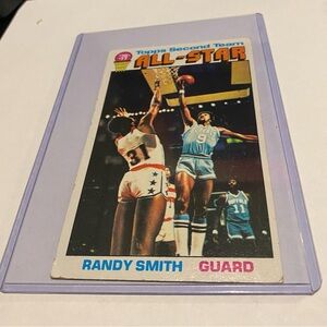Randy Smith 1977 Topps Basketball Card # 135 Buffalo Braves 2nd Team All Star